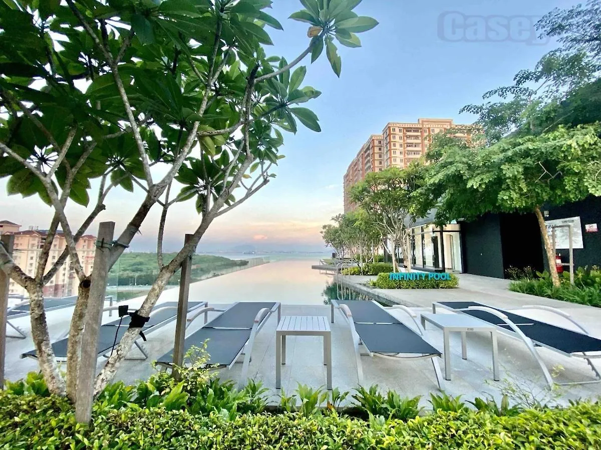 #Japanese #Highfloor Seaview #Infinity Pool #5Pax #3Br2Bath #2Queen1Single #Quality Well Maintained #Private Host Jelutong