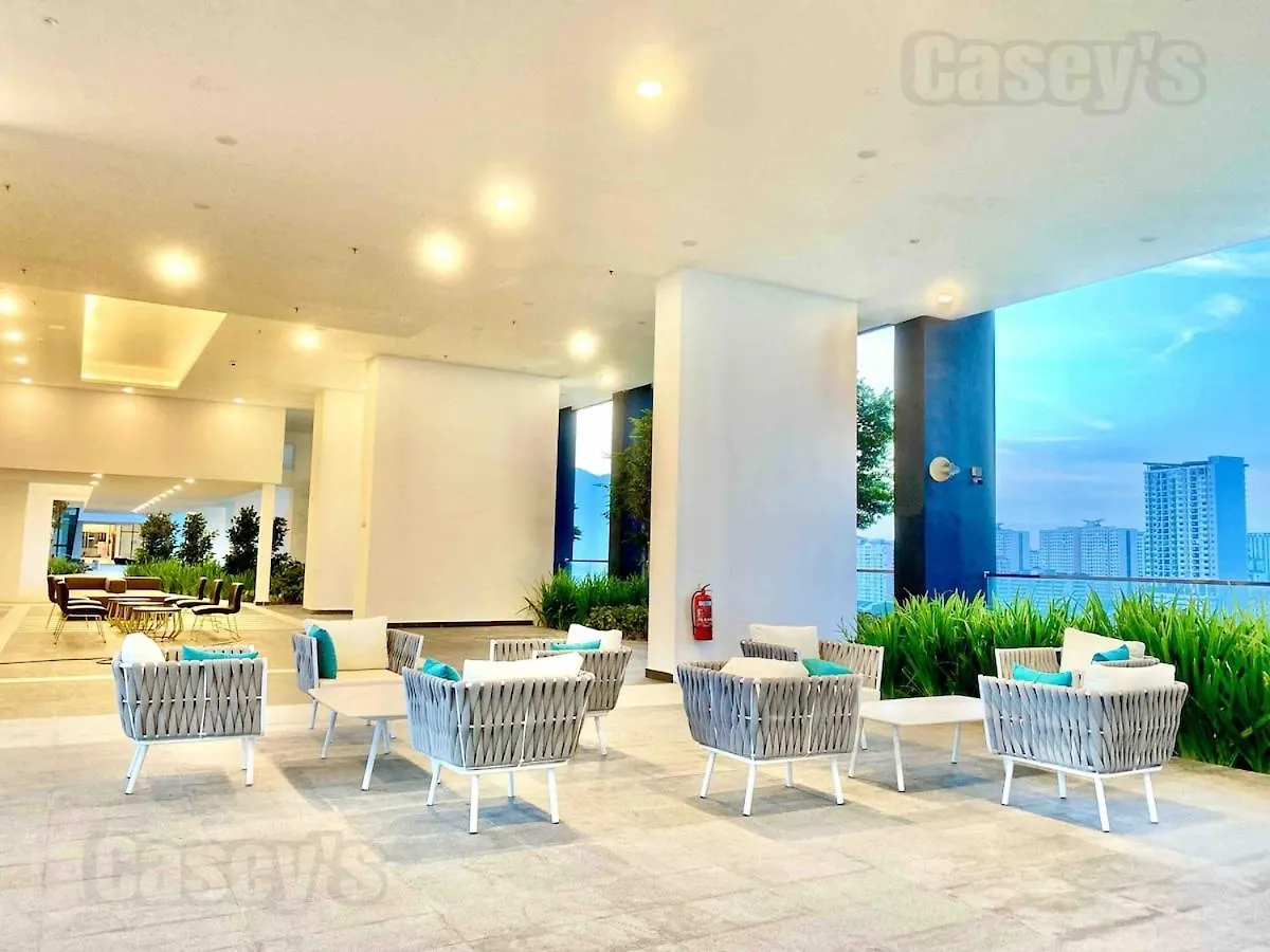 #Japanese #Highfloor Seaview #Infinity Pool #5Pax #3Br2Bath #2Queen1Single #Quality Well Maintained #Private Host Jelutong 0*,