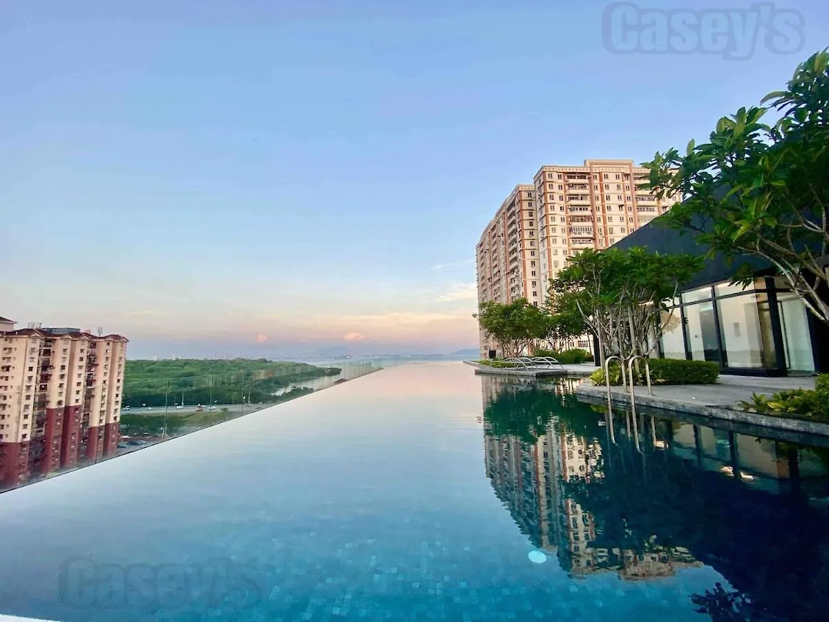 #Japanese #Highfloor Seaview #Infinity Pool #5Pax #3Br2Bath #2Queen1Single #Quality Well Maintained #Private Host Jelutong